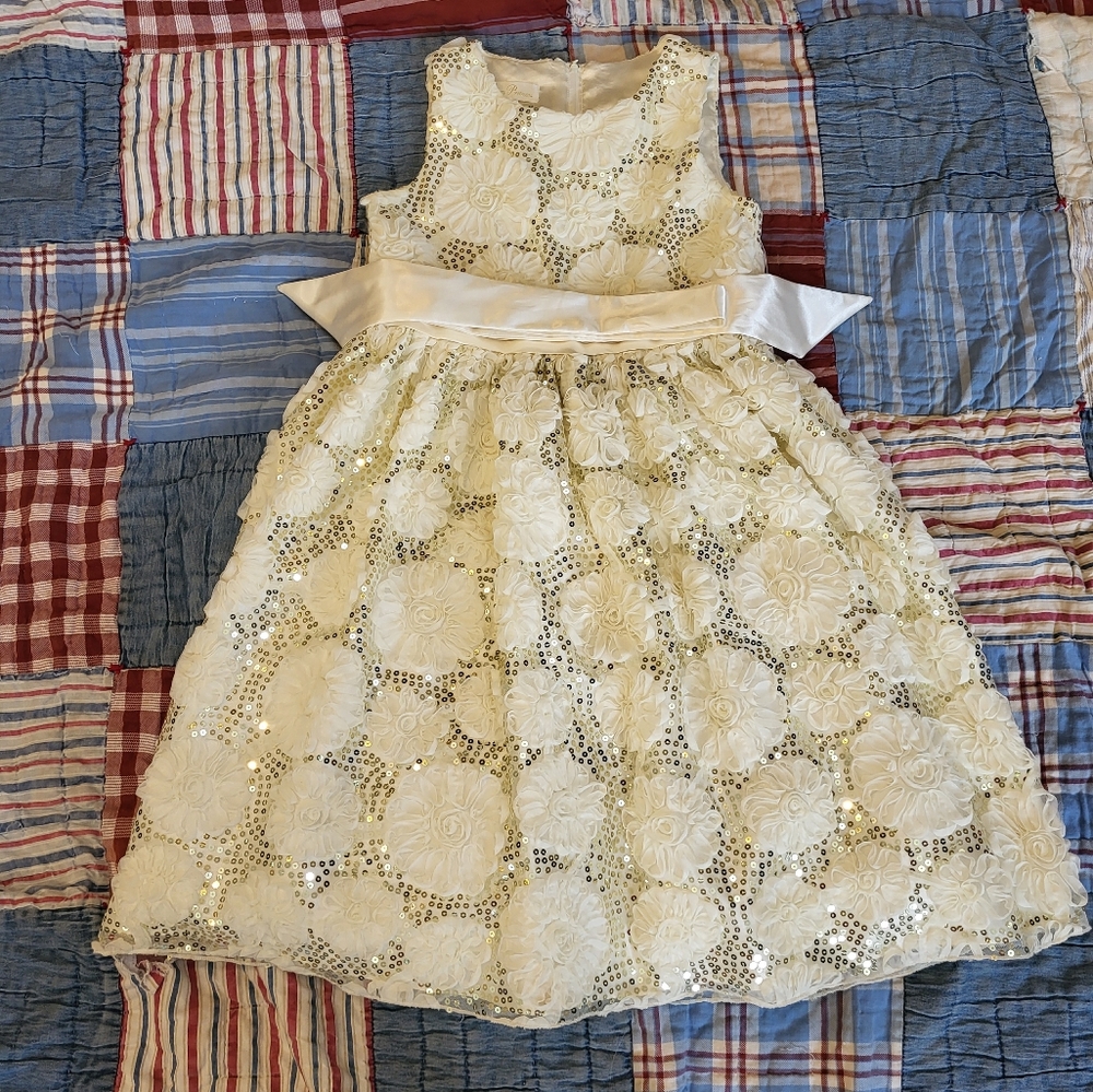 American Princess cream dress size 16